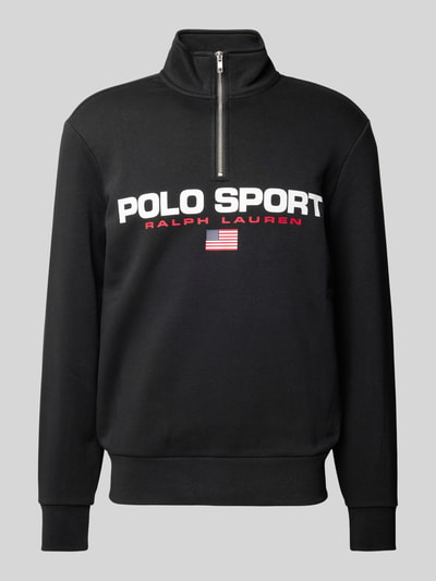 Polo Sport Sweatshirt mit Troyer-Kragen Black 2