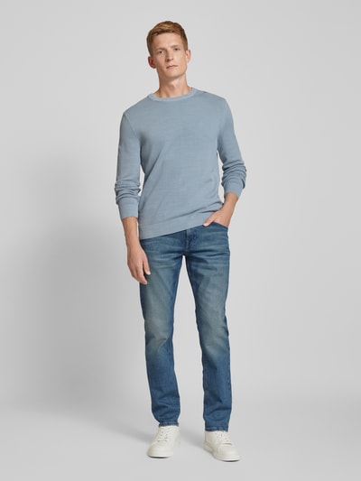 GABBA Regular fit jeans in 5-pocketmodel, model 'ATHEN' Jeansblauw - 1