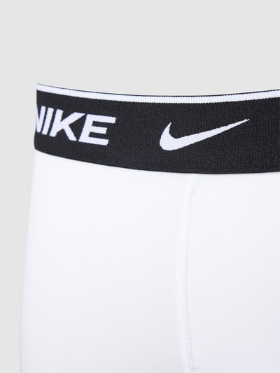 Nike Obcisłe bokserki z elastycznym pasem z logo Biały 2