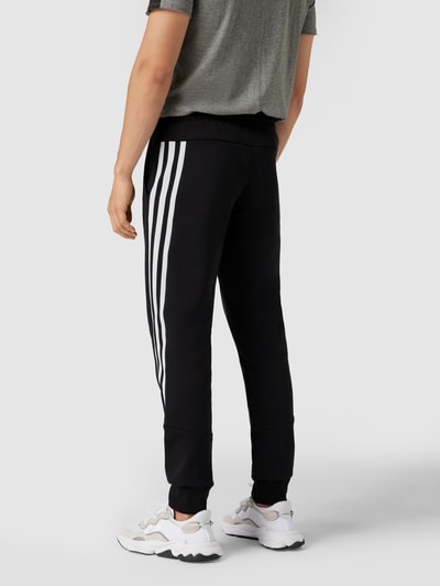 ADIDAS SPORTSWEAR Spodnie dresowe z paskami z logo Czarny 5