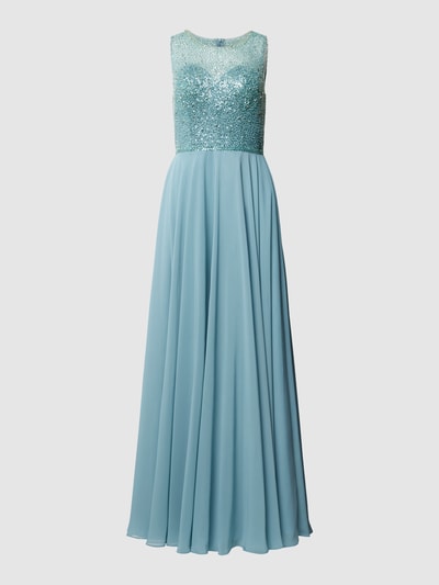 Hey Kyla Abendkleid mit Ziersteinbesatz Aqua 2