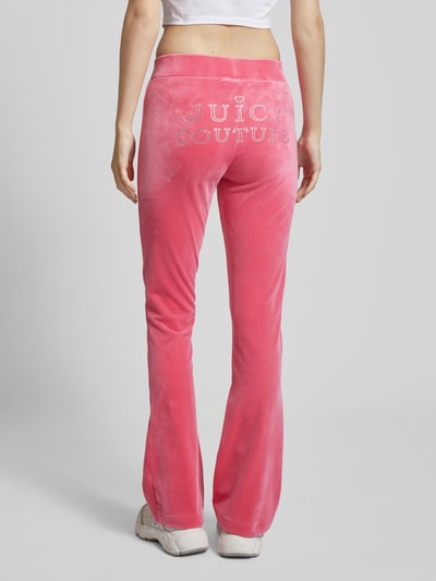 Juicy Couture Sweatpants met labeldetail Felroze - 5