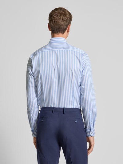 OLYMP Level Five Koszula biznesowa o kroju slim fit z listwą guzikową Błękitny 5