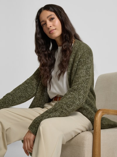Luisa Cerano Longcardigan mit Alpaka-Anteil Khaki 3