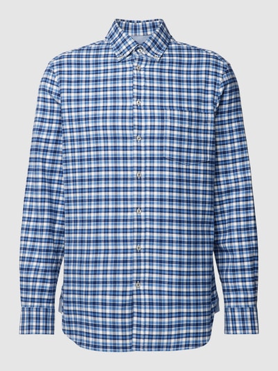 Christian Berg Men Freizeithemd mit Button-Down-Kragen Marine 2