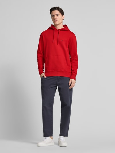 Tommy Hilfiger Regular Fit Hoodie aus reiner Baumwolle Rot 1