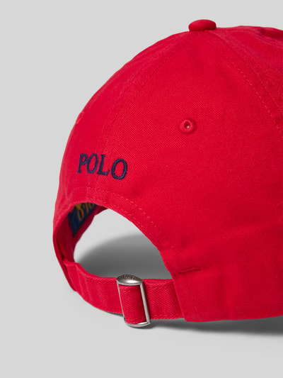 Polo Ralph Lauren Basecap mit Label-Stitching Rot 3