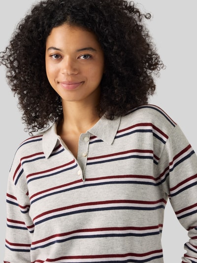 Levi's® Regular Fit Pullover aus Baumwoll-Mix Mittelgrau Melange 3