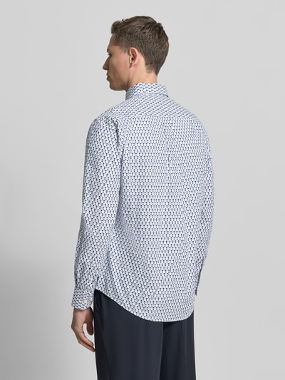 Fynch-Hatton Slim Fit Freizeithemd mit Logo-Stitching Hellgruen 5