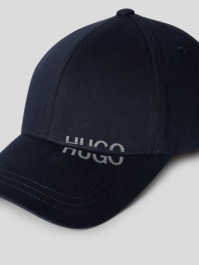 HUGO Cap mit Label-Print Marineblau 2