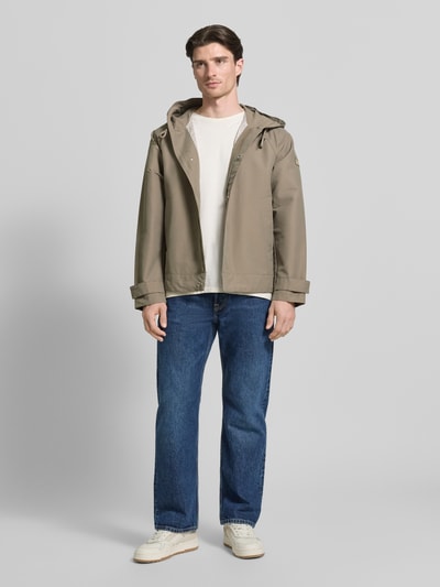 Marc O'Polo regular fit blouson van katoenmix Olijfgroen - 1