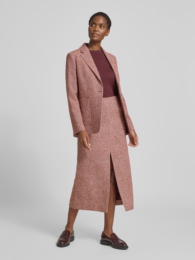 Rich & Royal Midirock in Bouclé-Optik Bordeaux 1