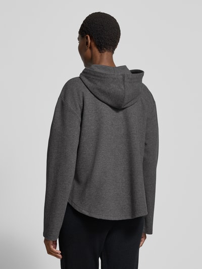 Marc O'Polo Oversized Sweatjacke aus Baumwoll-Mix Dunkelgrau Melange 5