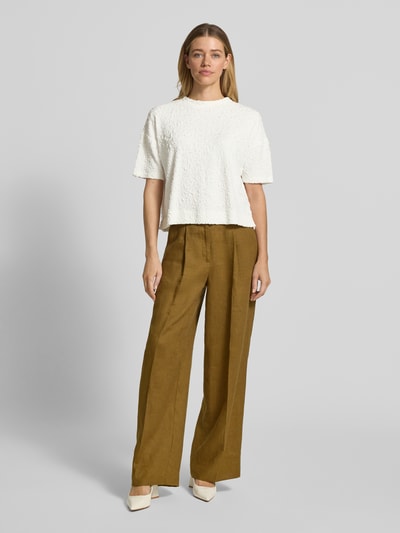 someday. Relaxed fit T-shirt van viscosemix model 'Keena' Offwhite - 1