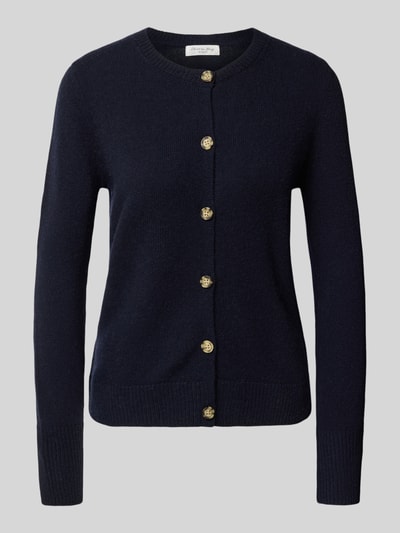 Christian Berg Woman Kardigan z okrągłym dekoltem i zapięciem na guziki Ciemnoniebieski 2