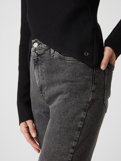 Tom Tailor Denim Pullover in Wickel-Optik  Black 3