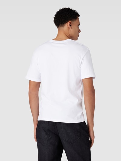 Jack & Jones T-shirt met labelprint, model 'STAR' Wit - 5