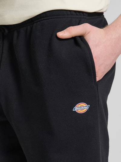 Dickies Regular fit sweatshorts met tunnelkoord, model 'MAPLETON' Zwart - 3