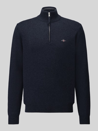 GANT Pullover aus reiner Wolle Hellblau Melange 2