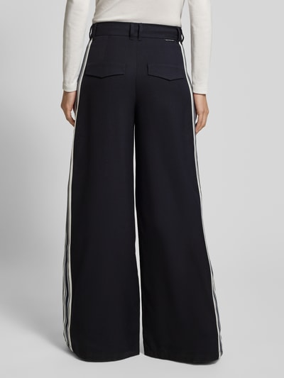 Marc O'Polo DENIM Weite Hose mit Viskose-Anteil Modell 'LIV' Marine 5