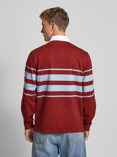 Levi's® Sweatshirt mit Kentkragen Modell 'UNION RUGBY' Bordeaux 5