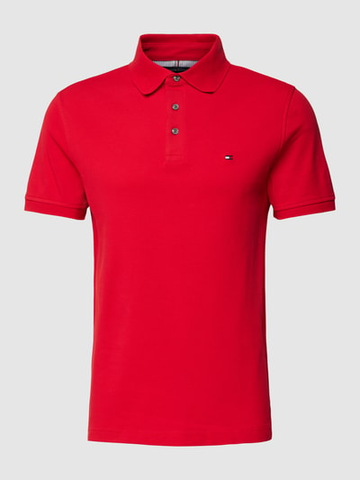 Tommy Hilfiger Koszulka polo o kroju slim fit ze wzorem w paski model ‘1985’ Czerwony 2