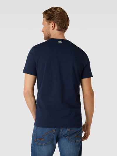 Lacoste T-Shirt mit Label-Print Dunkelblau 5