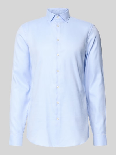 Jake*s Slim fit zakelijk overhemd met extra lange mouwen Bleu - 2