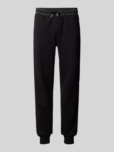 Karl Lagerfeld Spodnie dresowe z detalami z logo Czarny 2