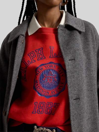 Polo Ralph Lauren Relaxed Fit Sweatshirt aus Baumwoll-Mix Rot 3