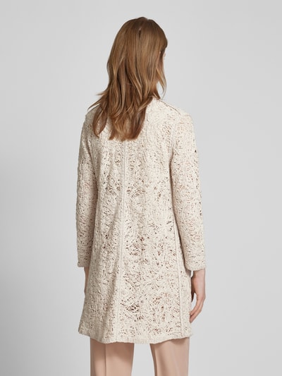 monari Lange cardigan met pailletten Beige - 5