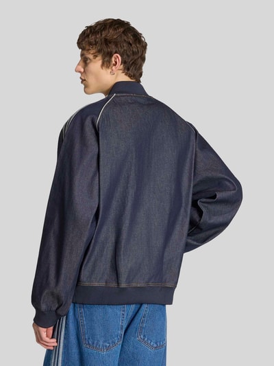 adidas Originals Loose Fit Jeansjacke aus reiner Baumwolle mit Logo-Stitching Jeansblau 5