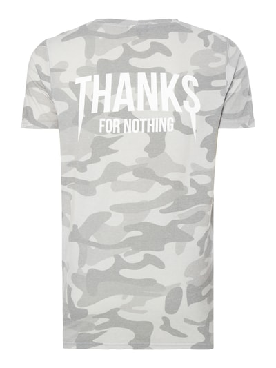 REVIEW T-Shirt mit Camouflage-Muster Mittelgrau 3