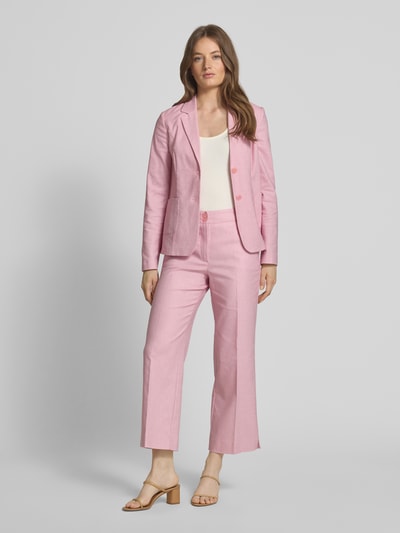 Betty Barclay Slim Fit Blazer mit Leinen-Anteil Rosa 1