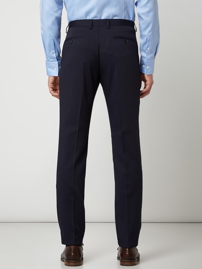 MCNEAL Slim fit pantalon met geweven motief Marineblauw - 5