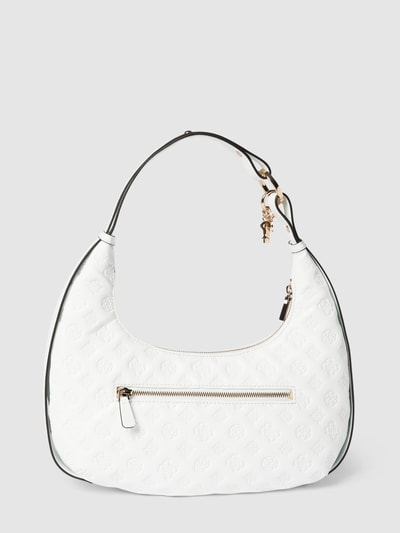 Guess Hobo Bag mit Allover-Logo Modell 'LA FEMME HOBO' Weiss 5