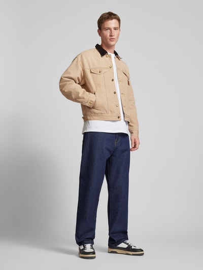 Carhartt Work In Progress Jack met labelpatch, model 'DAYTON' Beige - 1