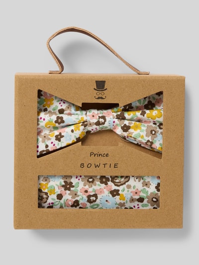 Prince Bowtie Strik en pochet in de set Geel - 1