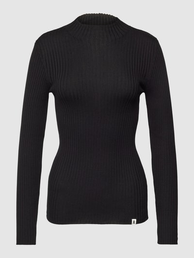 Armedangels Strickpullover mit Ripp-Optik Modell 'ALAANIA' Black 2