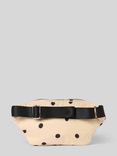 WOUF Bauchtasche mit Label-Badge Modell 'Deauville' Beige 4