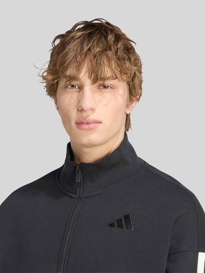 adidas Sportswear Regular Fit Sweatjacke aus reiner Baumwolle  Black 3