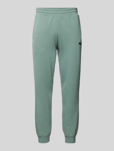 PUMA PERFORMANCE Sweatpants mit Label-Stitching Lind 1