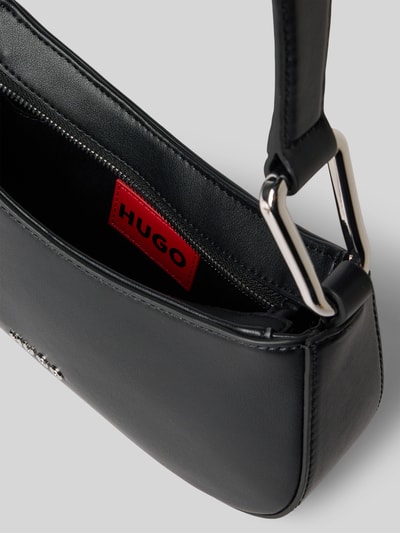 HUGO Handtas met labelapplicatie, model 'Terrah_Hobo'  - 5