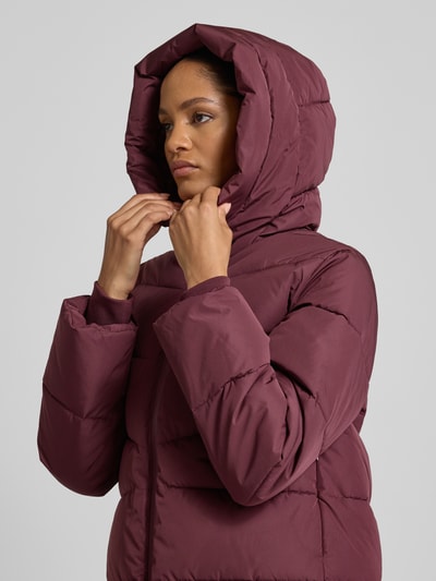 MANGO Steppmantel mit Zweiwege-Reißverschluss Modell 'TOKYO' Bordeaux 3