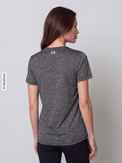 Under Armour Loose Fit Sport-T-Shirt mit Logo-Print Black 5