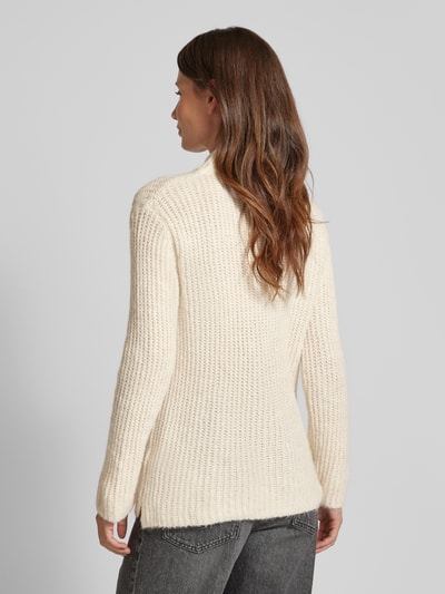 Soyaconcept Strickpullover mit Stehkragen Modell 'Torino' Beige 5