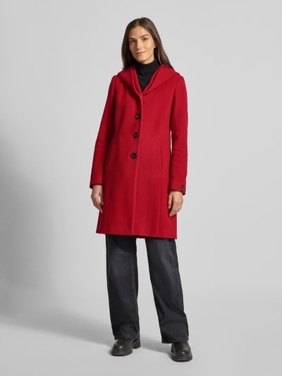 Milo Coats Płaszcz wełniany z domieszką kaszmiru model ‘BELLA’ Czerwony 4