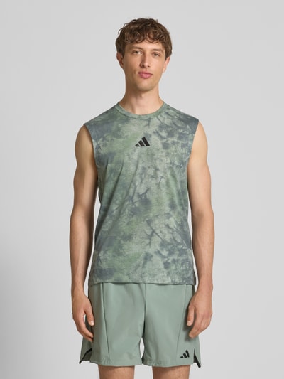 Adidas Training Tanktop mit Logo-Print Modell 'POWER' Hellgrau 4