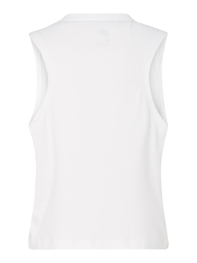 Nike Crop-Top mit Logo-Print Weiss 3