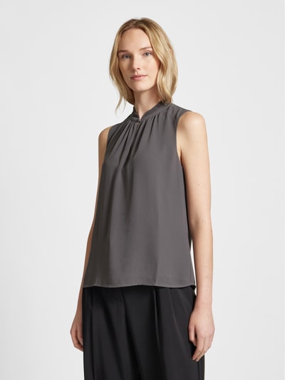 Jake*s Collection Blousetop van chiffon met druppelvormige hals Donkergrijs - 4